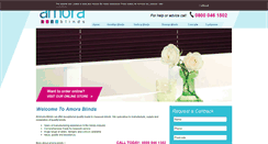 Desktop Screenshot of amorablinds.co.uk
